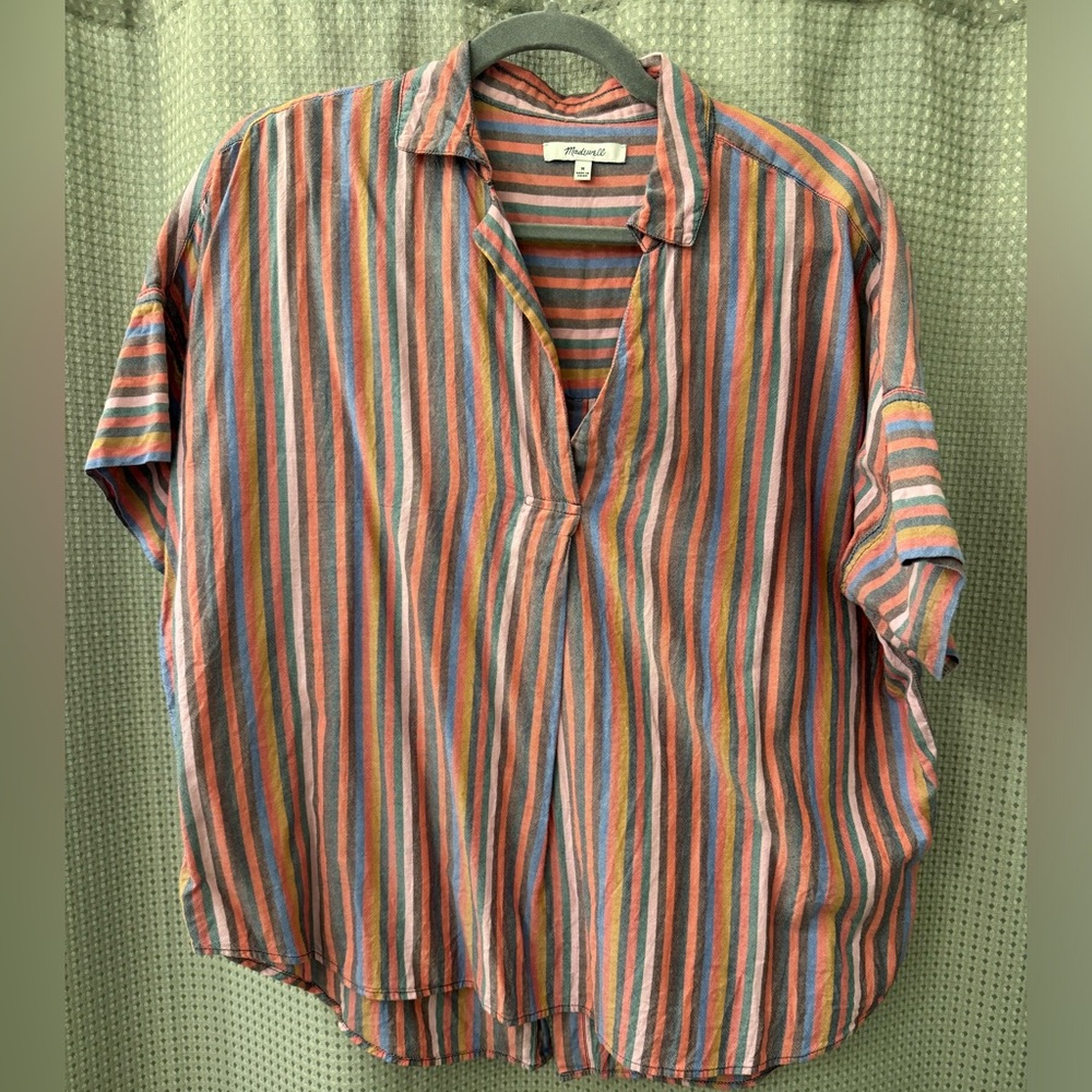 Madewell popover Shirttail